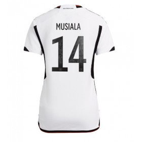 Tyskland Jamal Musiala #14 Hemmakläder Dam VM 2022 Kortärmad